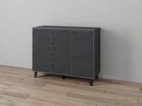 Комод «Катрин-13» (графит/гранит лофт) в Убинском - ubinskoe.mebel-nsk.ru | фото