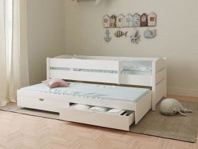 Кровать двухуровневая с ящиками «Лапландия» в Убинском - ubinskoe.mebel-nsk.ru | фото