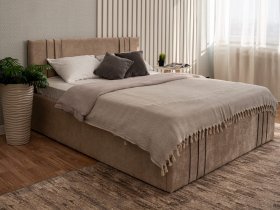 Кровать двуспальная 1,4м с подъем. мех. Леванте в Убинском - ubinskoe.mebel-nsk.ru | фото