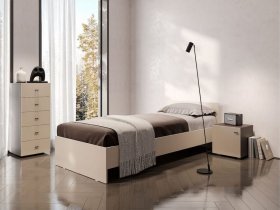 Кровать односпальная 0,9м Гиза в Убинском - ubinskoe.mebel-nsk.ru | фото