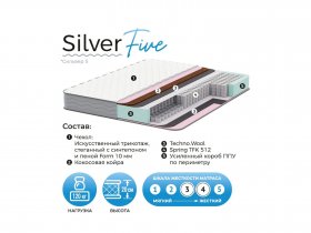 Матрас Silver Five в Убинском - ubinskoe.mebel-nsk.ru | фото