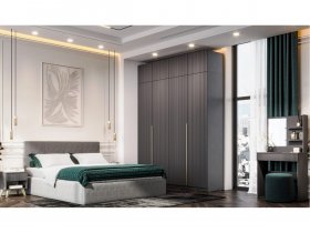 Модульная спальня Эккервуд в Убинском - ubinskoe.mebel-nsk.ru | фото
