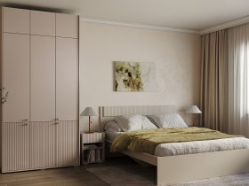 Модульная спальня Орма (МДФ) в Убинском - ubinskoe.mebel-nsk.ru | фото