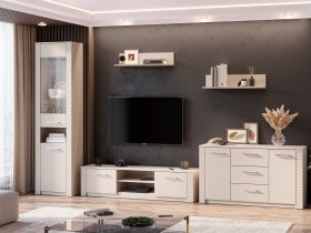 Модульная стенка Калипсо в Убинском - ubinskoe.mebel-nsk.ru | фото