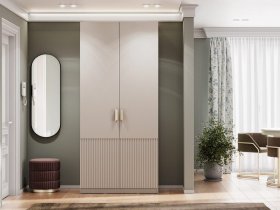 Шкаф двухстворчатый Эккервуд (Нью) (меланж) в Убинском - ubinskoe.mebel-nsk.ru | фото
