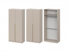 Шкаф ШК-100 Эккервуд (меланж) в Убинском - ubinskoe.mebel-nsk.ru | фото