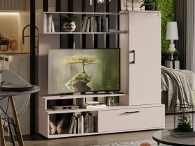 Стенка «Сиена» (кашемир) в Убинском - ubinskoe.mebel-nsk.ru | фото